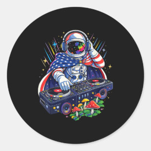 Adesivo Redondo Roupas engraçadas para festa de rave edc com estam
