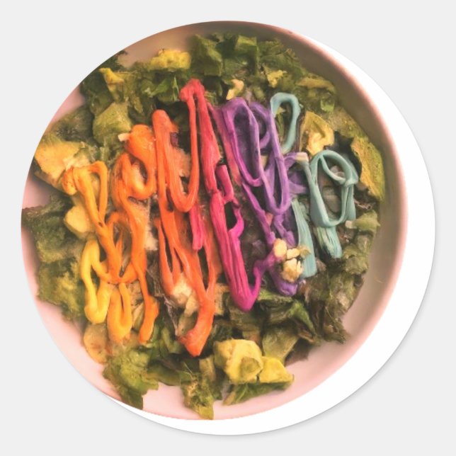 Adesivo Redondo "Roving Reverie" (Frente)