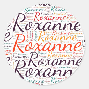 Adesivo Redondo Roxanne