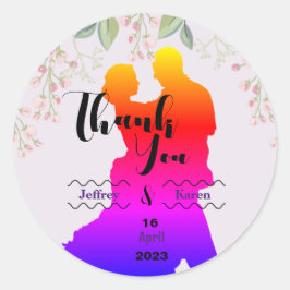 Adesivo Redondo Roxo