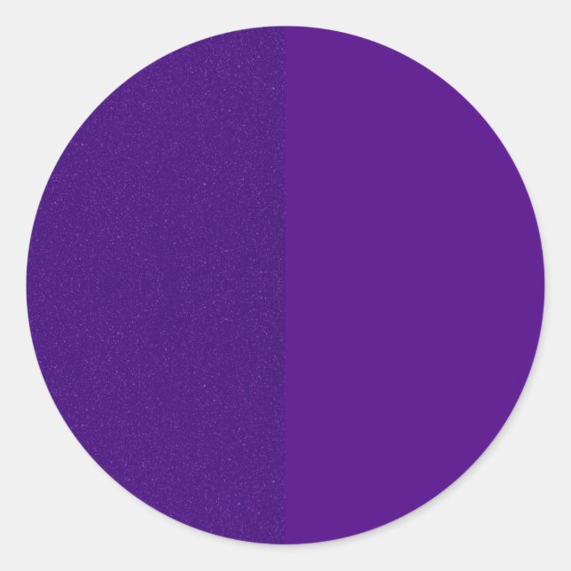 Adesivo Redondo Roxo Divisão Personalizada – Ruído (Frente)