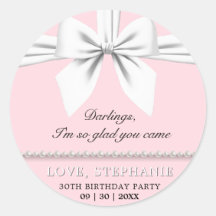 Roxo Elegante Rosa Tiffany de Aniversário Obrigado