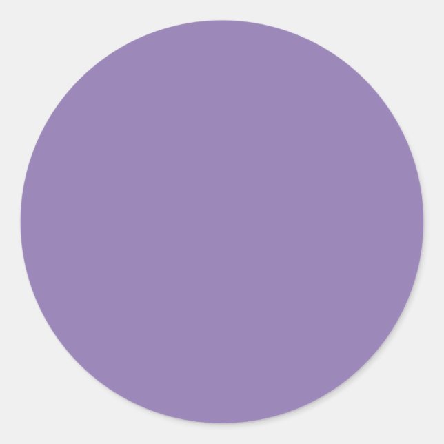 Adesivo Redondo Roxo Escuro Lavanda (Frente)