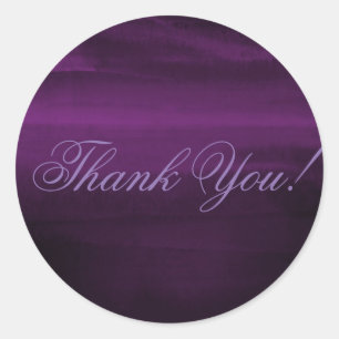 Adesivo Redondo Roxo Malva Temperamental Moderno Aquarela Chique E