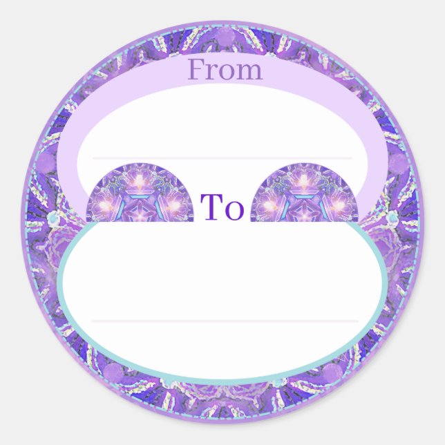 Adesivo Redondo Roxo W1 (Frente)