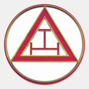 Adesivo Redondo Royal Arch Triple Tau