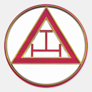 Adesivo Redondo Royal Arch Triple Tau