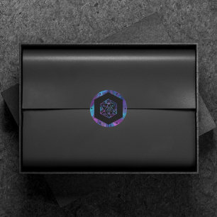 Adesivo Redondo RPG Dice   Nebula Old School Tabletop Roleplayer