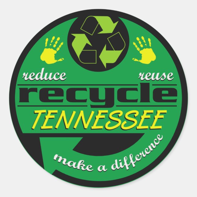 Adesivo Redondo RRR Tennessee (Frente)