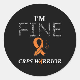 Adesivo Redondo Rsd Crps Warrior