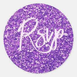 Adesivo Redondo RSVP Lilac Sticker