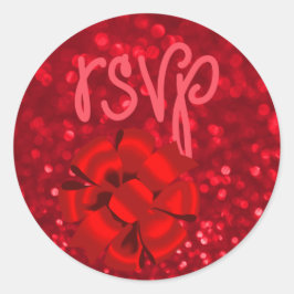 Adesivo Redondo RSVP Red Sticker