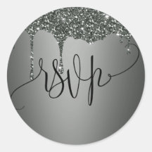 RSVP Silver Sticker