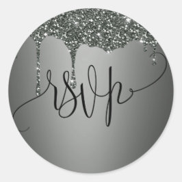 Adesivo Redondo RSVP Silver Sticker