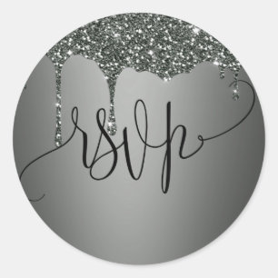 Adesivo Redondo RSVP Silver Sticker