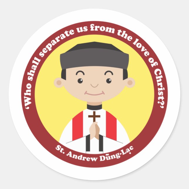 Adesivo Redondo Rua Andrew Dung Lac (Frente)