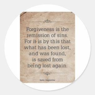 Adesivo Redondo Rua. Augustine nº 2