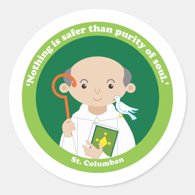 Adesivo Redondo Rua Columban (Frente)