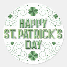 Rua. Dia de Patrick / Stickers