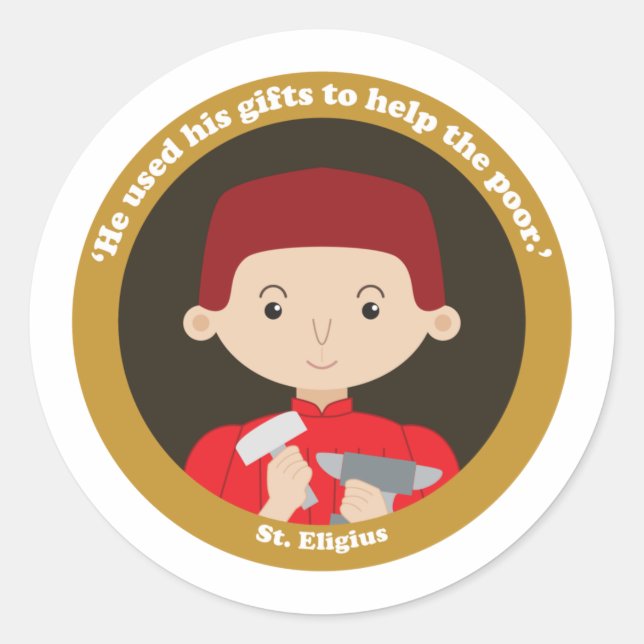 Adesivo Redondo Rua. Elegius (Frente)