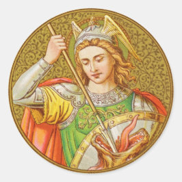 Adesivo Redondo Rua. George (SNV 13)