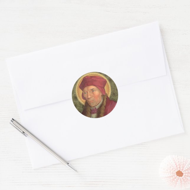 Adesivo Redondo Rua. John Fisher (SAU 025) (Envelope)