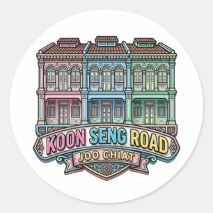 Adesivo Redondo RUa KOON SENG