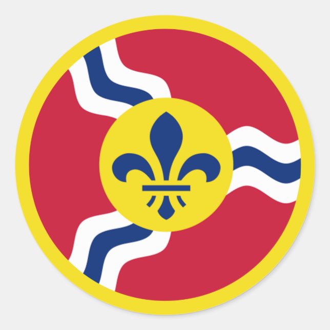 Adesivo Redondo Rua Louis Aero Force (Frente)