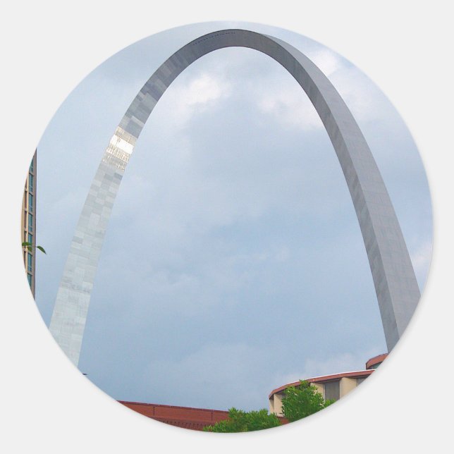 Adesivo Redondo Rua Louis Arch Stickers (Frente)