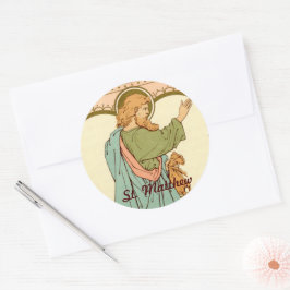 Adesivo Redondo Rua. Mateus, o Apóstolo (RLS 10)