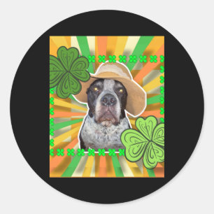 Adesivo Redondo Rua Patrick Dog Sticker