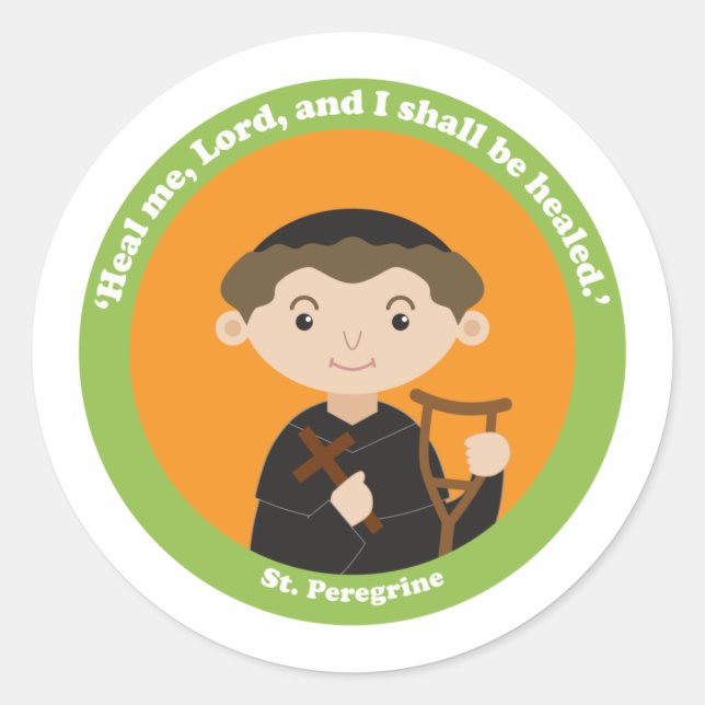 Adesivo Redondo Rua. Peregrino. (Frente)