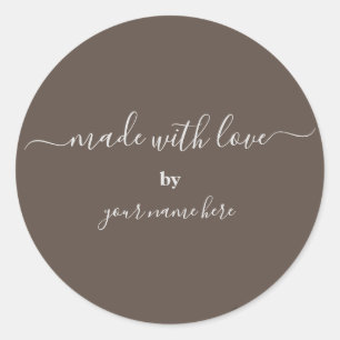 Adesivo Redondo Rua redonda clássica de empacotamento Elegante sim