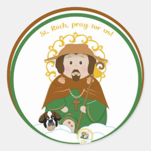 Adesivo Redondo Rua. Roch