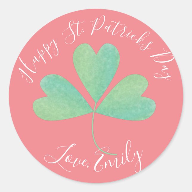 Adesivo Redondo Ruas De Vestuário De Aquarela. (Frente)