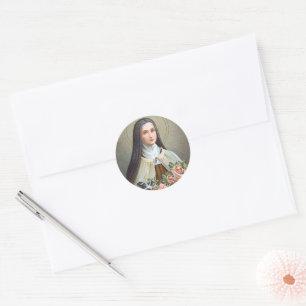 Adesivo Redondo Ruas. Terese de Lisieux, a Pequena Flor (BJE 01)