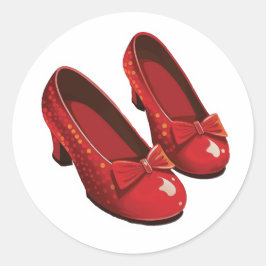Adesivo Redondo Ruby Slippers