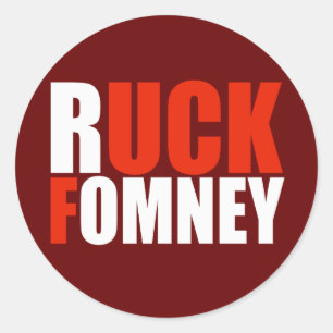 Adesivo Redondo RUCK o branco de FOMNEY