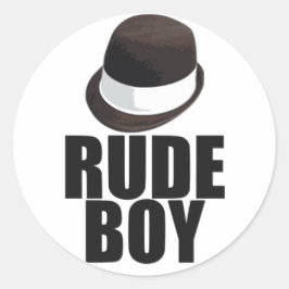 Adesivo Redondo Rude Boy