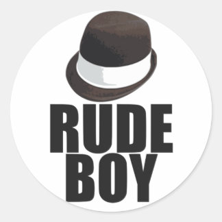 Adesivo Redondo Rude Boy