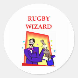 Adesivo Redondo rugby
