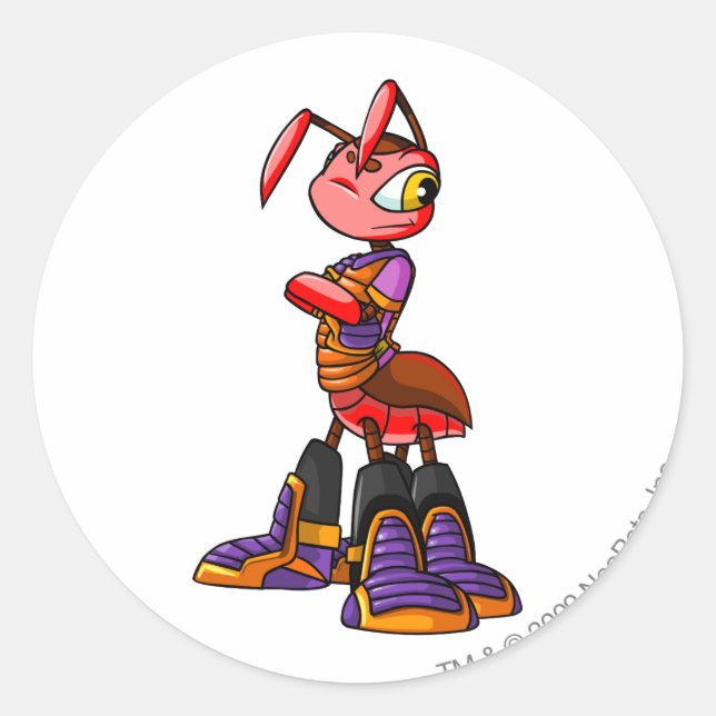 Adesivo Redondo Ruki Kreludor Player (Frente)