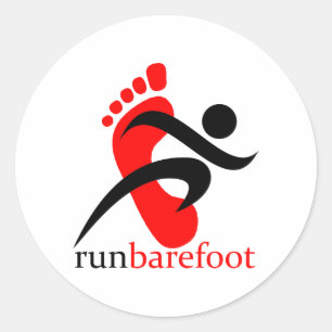 Adesivo Redondo runbarefoot