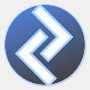 Adesivo Redondo Rune de Jeran Jeraz
