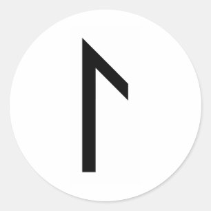 ADESIVO REDONDO RUNE DE LAGUZ