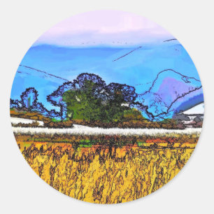 ADESIVO REDONDO RURAL