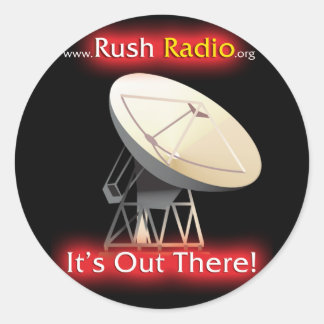 Adesivo Redondo Rush Radio Sticker Round