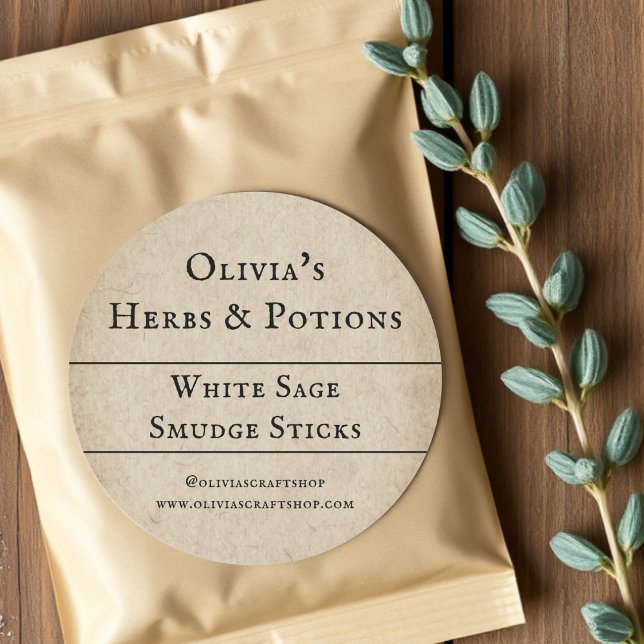 Adesivo Redondo Russo | Salga | Rótulos dos produtos (Criador carregado)