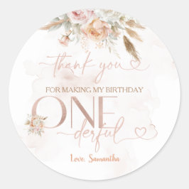 Adesivo Redondo Rustic Floral não é maravilhosa.