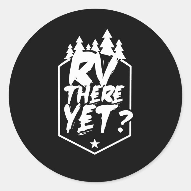 Adesivo Redondo Rv Ainda Ali Caravan Camper Van Motorhome (Frente)